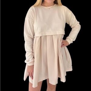 New without tags Oatmeal/Cream Dress